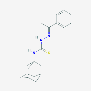 molecular formula C19H25N3S B13773950 Acetphenone 4-[1-adamantyl]-3-thiosemicarbazone 