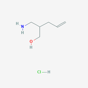 2-(Aminomethyl)pent-4-en-1-ol hydrochloride