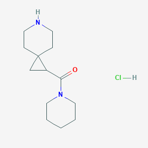 1-(Piperidine-1-carbonyl)-6-azaspiro[2.5]octane hydrochloride