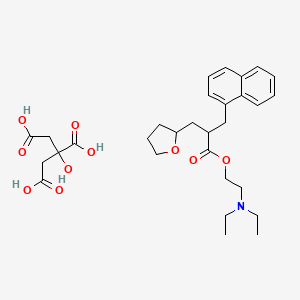 molecular formula C30H41NO10 B13774121 Naftidrofuryl citrate CAS No. 85293-34-1
