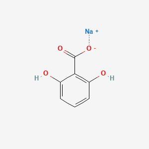 molecular formula C7H5NaO4 B13774168 Sodium gamma-resorcylate CAS No. 935-70-6