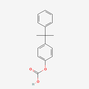 molecular formula C16H16O3 B13774210 p-(1-Methyl-1-phenylethyl)phenyl hydrogen carbonate CAS No. 97889-93-5