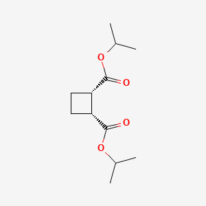 molecular formula C12H20O4 B13774286 Cyclobutane-1,2-dicarboxylic acid, diisopropyl ester, (Z)- CAS No. 64011-76-3