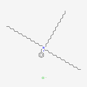 molecular formula C61H118ClN B13774598 Benzyltrioctadecylammonium chloride CAS No. 68213-97-8