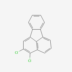 molecular formula C16H8Cl2 B13774603 2,3-Dichlorofluoranthene CAS No. 86329-60-4