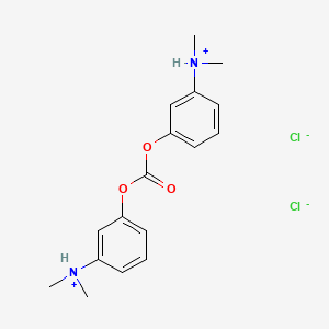 molecular formula C17H22Cl2N2O3 B13774668 Bis(3-dimethylaminophenyl) carbonate dihydrochloride CAS No. 64057-78-9