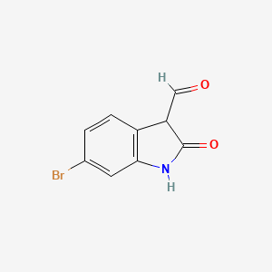 6-bromo-2-oxo-2,3-dihydro-1H-indole-3-carbaldehyde