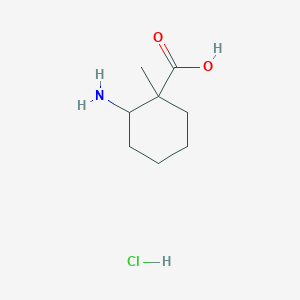 2-Amino-1-methylcyclohexane-1-carboxylic acid hydrochloride