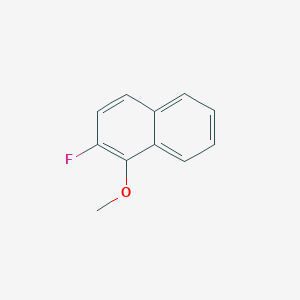 molecular formula C11H9FO B13774701 2-Fluoro-1-methoxynaphthalene CAS No. 88288-00-0