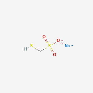 molecular formula CH3NaO3S2 B13774733 Sodium mercaptomethanesulfonate CAS No. 68928-43-8