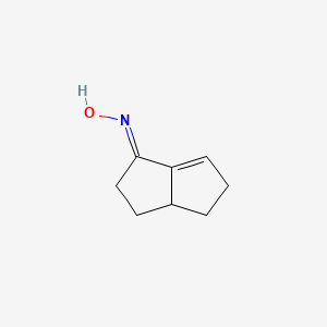 molecular formula C8H11NO B13774743 Hexahydropentalenone oxime 