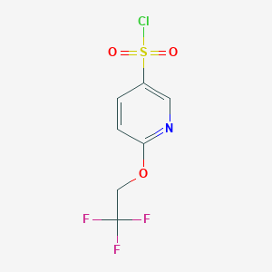 6-(2,2,2-Trifluoroethoxy)pyridine-3-sulfonyl chloride