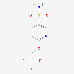 6-(2,2,2-Trifluoroethoxy)pyridine-3-sulfonamide