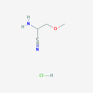 2-Amino-3-methoxypropanenitrile hydrochloride