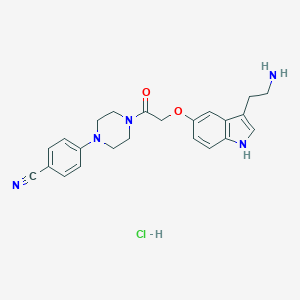 molecular formula C23H26ClN5O2 B137748 Donitriptan hydrochloride CAS No. 170911-68-9