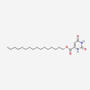 molecular formula C21H36N2O4 B13774815 Hexadecyl 1,2,3,6-tetrahydro-2,6-dioxopyrimidine-4-carboxylate CAS No. 94313-99-2