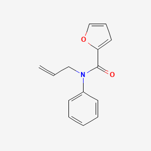molecular formula C14H13NO2 B13774838 N-Phenyl-N-(prop-2-EN-1-YL)furan-2-carboxamide CAS No. 66668-15-3