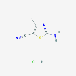 2-Amino-4-methyl-1,3-thiazole-5-carbonitrile hydrochloride