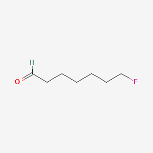 molecular formula C7H13FO B13774924 7-Fluoroheptanal CAS No. 693-47-0