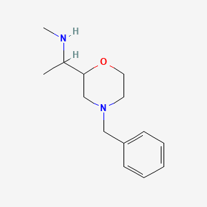 [1-(4-Benzylmorpholin-2-yl)ethyl](methyl)amine