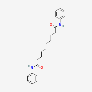 molecular formula C22H28N2O2 B13774931 Sebacanilide CAS No. 6833-06-3