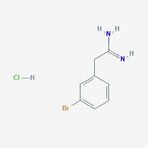 2-(3-Bromophenyl)ethanimidamide hydrochloride