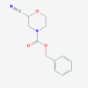 Benzyl 2-cyanomorpholine-4-carboxylate