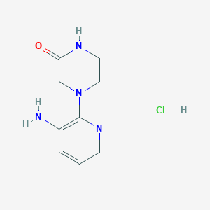 4-(3-Aminopyridin-2-yl)piperazin-2-one hydrochloride