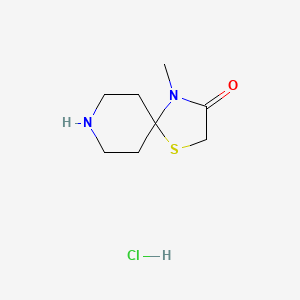 4-Methyl-1-thia-4,8-diazaspiro[4.5]decan-3-one hydrochloride