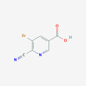 5-Bromo-6-cyanopyridine-3-carboxylic acid