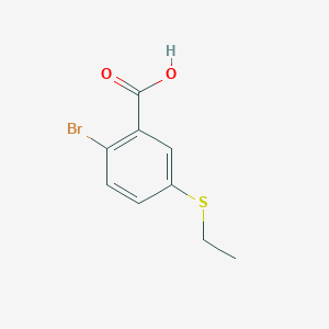 2-Bromo-5-(ethylsulfanyl)benzoic acid