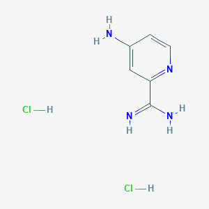 4-Aminopyridine-2-carboximidamide dihydrochloride