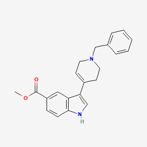 methyl 3-(1-benzyl-1,2,3,6-tetrahydropyridin-4-yl)-1H-indole-5-carboxylate