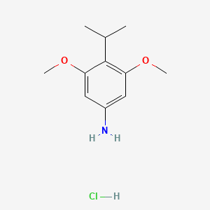 3,5-Dimethoxy-4-(propan-2-yl)aniline hydrochloride