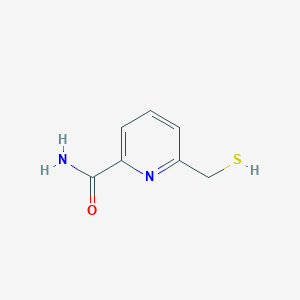 6-(Sulfanylmethyl)pyridine-2-carboxamide