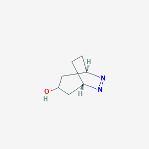 molecular formula C7H12N2O B137754 (1S,5R)-6,7-Diazabicyclo[3.2.2]non-6-en-3-ol CAS No. 131251-21-3