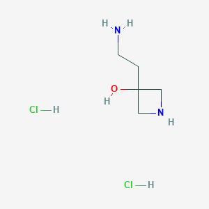 3-(2-Aminoethyl)azetidin-3-ol dihydrochloride