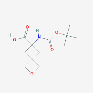 6-((Tert-butoxycarbonyl)amino)-2-oxaspiro[3.3]heptane-6-carboxylic acid