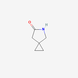 molecular formula C6H9NO B1377553 5-Azaspiro[2.4]heptan-6-one CAS No. 1783637-53-5