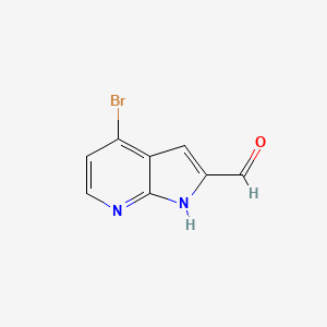 4-bromo-1H-pyrrolo[2,3-b]pyridine-2-carbaldehyde
