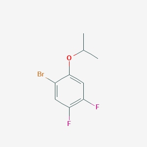 molecular formula C9H9BrF2O B1377588 2-(2-Bromo-4,5-difluorophenoxy)propane CAS No. 1266253-67-1