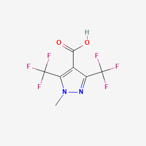 1-methyl-3,5-bis(trifluoromethyl)-1H-pyrazole-4-carboxylic acid
