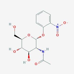 molecular formula C14H18N2O8 B013776 2'-Nitrophenyl-2-acetamido-2-deoxy-alpha-D-glucopyranoside CAS No. 10139-01-2