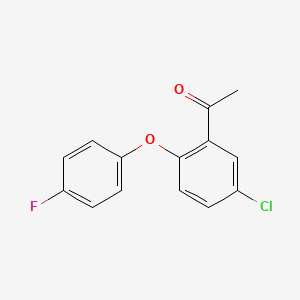1-(2-(4-Fluorophenoxy)-5-chlorophenyl)ethanone
