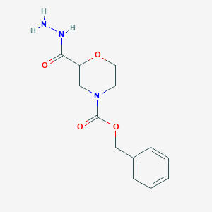 Benzyl 2-(hydrazinecarbonyl)morpholine-4-carboxylate