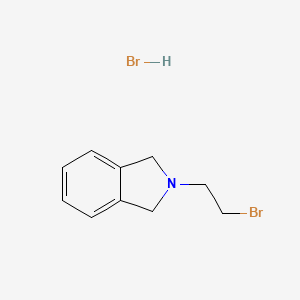 molecular formula C10H13Br2N B1377609 2-(2-bromoethyl)-2,3-dihydro-1H-isoindole hydrobromide CAS No. 1375474-35-3