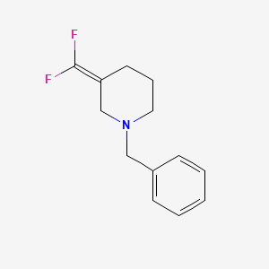 molecular formula C13H15F2N B1377618 1-Benzyl-3-(difluoromethylene)piperidine CAS No. 1356342-63-6