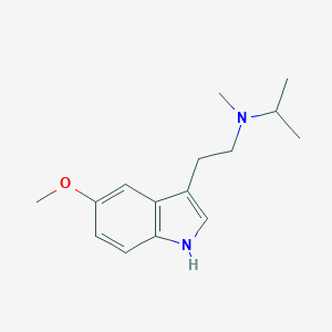 molecular formula C15H22N2O B137762 5-Methoxy-N-methyl-N-isopropyltryptamine CAS No. 96096-55-8