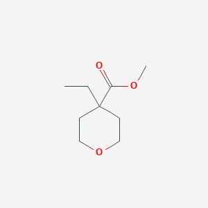 molecular formula C9H16O3 B1377634 Methyl 4-ethyloxane-4-carboxylate CAS No. 1443980-49-1
