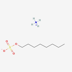 molecular formula C8H21NO4S B13776445 Ammonium octyl sulfate CAS No. 67633-88-9